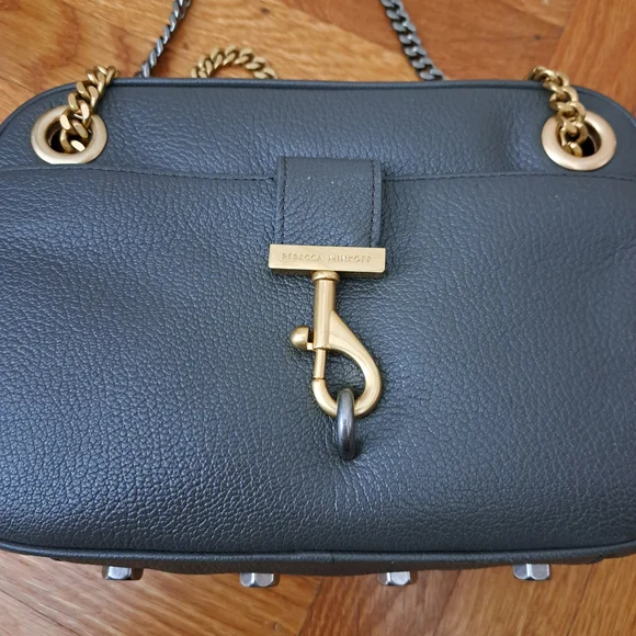 NWT Rebecca Minkoff Lou Handbag - Graphite - Picture 6 of 10